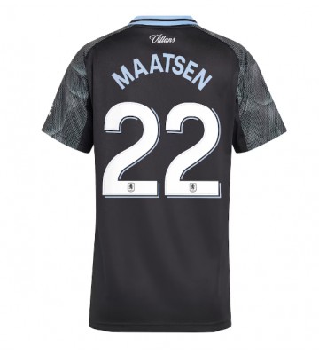 Aston Villa Ian Maatsen #22 Udebanetrøje Dame 2025-26 Kortærmet